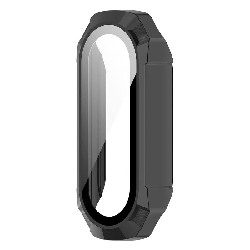 Laptop, Telefoane si Tablete - Wearables si gadgeturi - Wearables - Smartwatch-uri - Husa pentru Xiaomi Smart Band 7 / 7 NFC + Folie - Techsuit Defense360 Pro - Negru - Infinity.ro