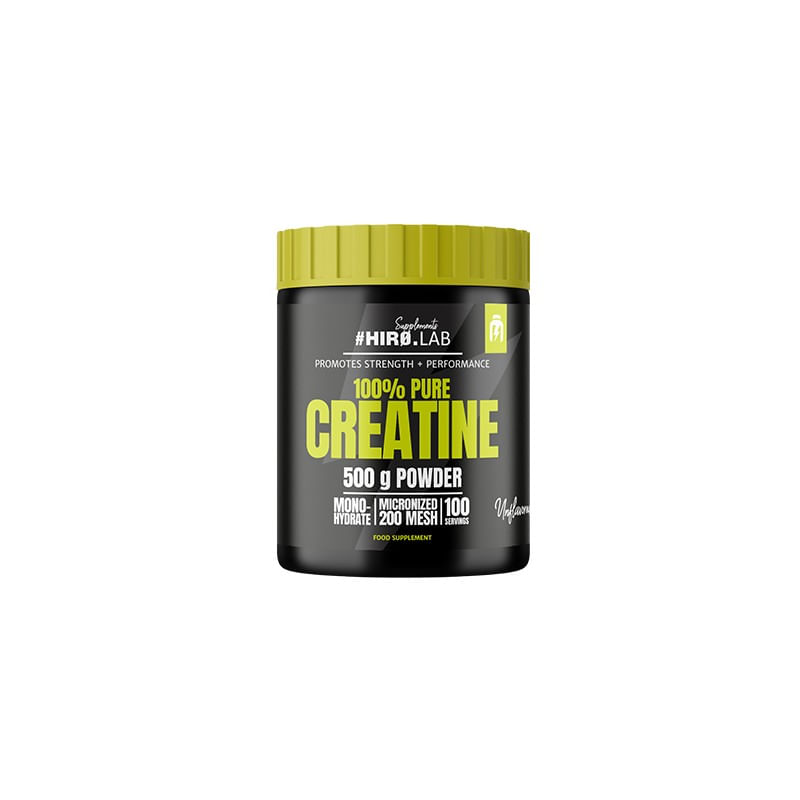 Ingrijire personala si Cosmetice - Sanatate si wellness - Suplimente alimentare - Vitamine si minerale - 100% Pure Creatine pulbere - 500 grame, fara aroma, Hiro Lab - Infinity.ro