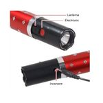 Sport si Outdoor - Sporturi de contact - Produse autoaparare - Electrosoc Stil Ruj cu Lanterna MRG M1202, Pentru Autoaparare, Legal, Rosu - Infinity.ro