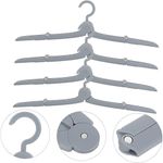 Casa si Gradina - Mobilier - Organizare si depozitare - Umerase si valeti - Umeras pliabil de calatorie, flippy, mini cuier portabil pentru haine, suport de uscare, 14x7x1.4cm, gri - Infinity.ro