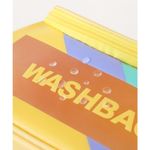 Ingrijire personala si Cosmetice - Machiaj - Portfarduri si genti cosmetice - Geanta cosmetice de voiaj flippy, impermeabila, translucida mata, 22 x 16 x 14 cm, galben - Infinity.ro