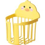 Casa si Gradina - Mobilier - Organizare si depozitare - Cutii depozitare - Cutie de depozitare, flippy, din plastic, montare pe perete, model ratusca, 17.5x13.5x12 cm, galben - Infinity.ro