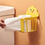 Casa si Gradina - Mobilier - Organizare si depozitare - Cutii depozitare - Cutie de depozitare, flippy, din plastic, montare pe perete, model ratusca, 17.5x13.5x12 cm, galben - Infinity.ro