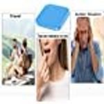 Casa si Gradina - Mobilier - Organizare si depozitare - Cutii depozitare - Cutie depozitare medicamente, 2 compartimente, glisanta, albastru, patrata, flippy, inchidere etans - Infinity.ro