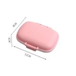 Casa si Gradina - Mobilier - Organizare si depozitare - Cutii depozitare - Organizator medicamente, plastic, 8 compartimente, 0.1 l, roz, flippy, 11 x 7 cm - Infinity.ro