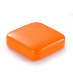 Casa si Gradina - Mobilier - Organizare si depozitare - Cutii depozitare - Cutie depozitare medicamente, 2 compartimente, glisanta, portocaliu, patrata, flippy, inchidere etans - Infinity.ro