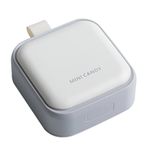 Ingrijire personala si Cosmetice - Sanatate si wellness - Aparate medicale - Accesorii medicale pentru recuperare si tratament - Cutie depozitare medicamente mini, flippy, 4 compartimente, inchidere etans, portabila, patrat, gri, pp, 7.5x7.5x3 cm - Infinity.ro