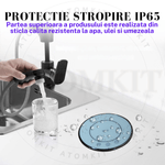 Casa si Gradina - Electrice - Prize - Priza Incorporabila Retractabila ATOMKIT® One, Incarcare Wireless 15W, 3 Prize, 2 Porturi USB, 1.5M Cablu, Alb - Infinity.ro