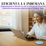 Casa si Gradina - Electrice - Prize - Priza Incorporabila Retractabila ATOMKIT® One, Incarcare Wireless 15W, 3 Prize, 2 Porturi USB, 1.5M Cablu, Alb - Infinity.ro