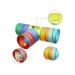 Petshop - Accesorii petshop - Jucarii animale - Jucarii interactive animale - Set 21 Jucarii pentru Pisici, Tunel, mingii, soareci, undita, Gonga® Multicolor - Infinity.ro