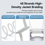 Laptop, Telefoane si Tablete - Telefoane mobile si accesorii - Accesorii Telefoane - Cabluri si adaptoare telefoane - Cablu USB-C la Lightning, Fast Charging 20W, 2m - Baseus Gem (P10373001211-01) - Alb - Infinity.ro