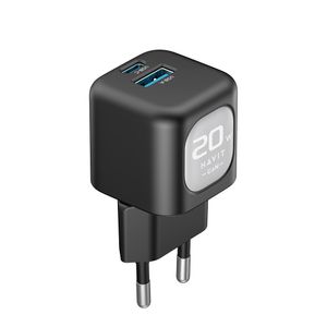 Acumulator pentru Priza 20W, USB, Type-C - Havit (UC220 EU) - Negru / Gri