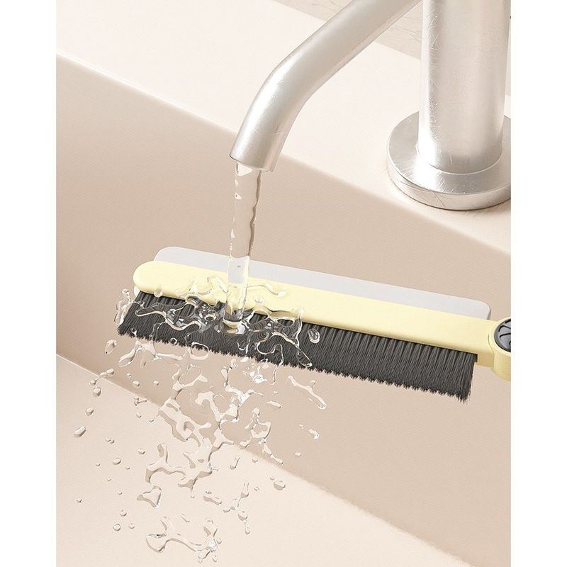 Market - Curatenie si intretinere casa - Produse menaj - Maturi si farase - Perie multifunctionala si stergator, flippy, pentru spatii greu accesibile, 24.7 x 4.5 cm, alb laptos - Infinity.ro