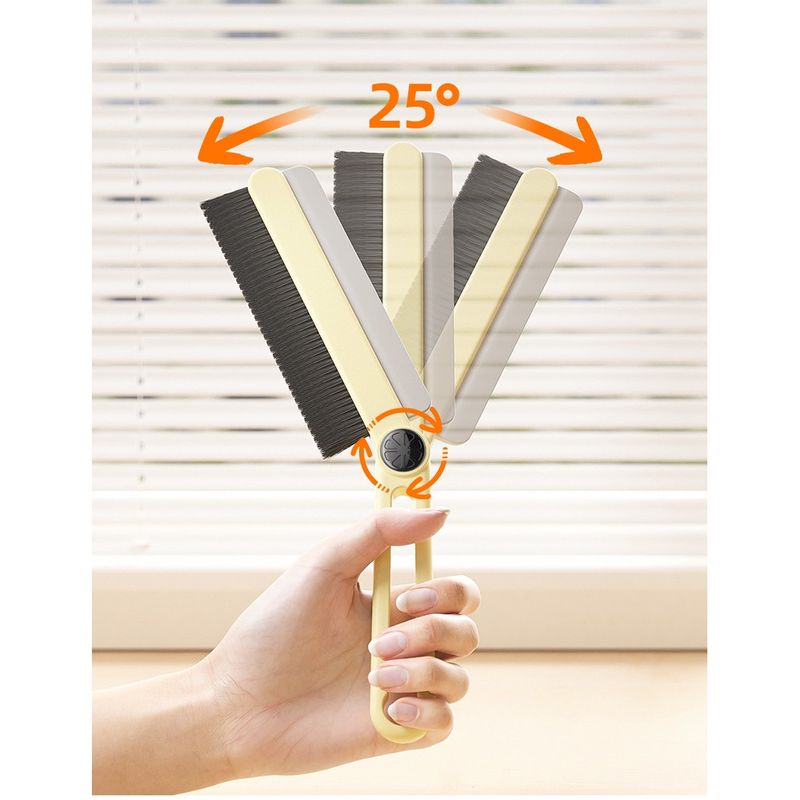 Market - Curatenie si intretinere casa - Produse menaj - Maturi si farase - Perie multifunctionala si stergator, flippy, pentru spatii greu accesibile, 24.7 x 4.5 cm, alb laptos - Infinity.ro