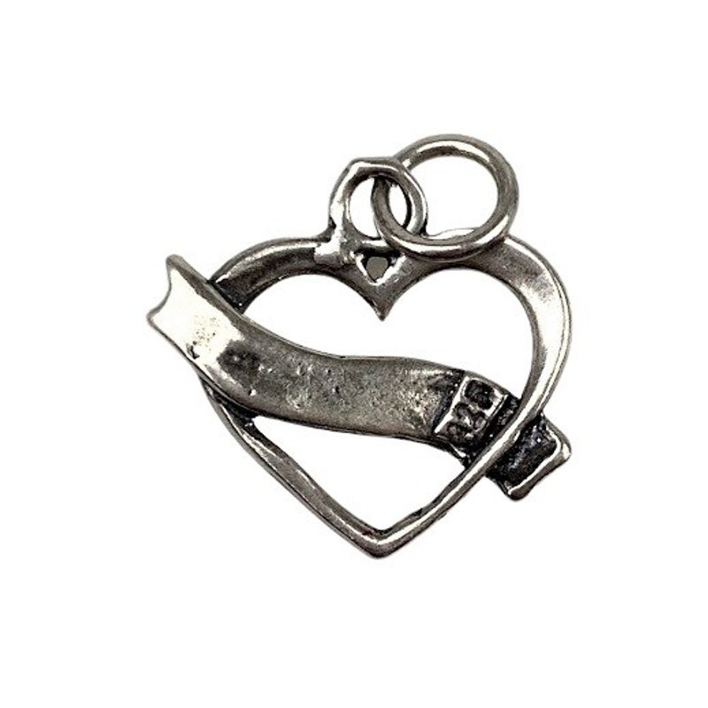 Fashion, accesorii si bijuterii - Femei - Bijuterii femei - Pandantive femei - Pandantiv din argint 925, inima love - Infinity.ro