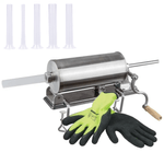 Electronice si Electrocasnice - Electrocasnice bucatarie - Mixere, tocatoare & roboti de bucatarie - Masini de tocat - Masina de umplut carnati 4 kg orizontal + manusi - Infinity.ro