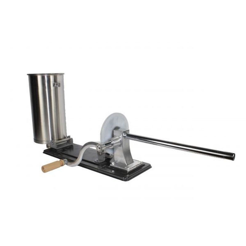 Casa si Gradina - Bucatarie si vesela - Ustensile bucatarie - Masini de tocat manuale - Aparat facut carnati elefant ky-2010pa, 5,5 kg, metal/inox, orizontal/rabatabil 4 palnii, prindere de masa - Infinity.ro