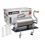 Casa si Gradina - Bucatarie si vesela - Ustensile bucatarie - Masini de tocat manuale - Aparat facut carnati elefant ky-2010pa, 5,5 kg, metal/inox, orizontal/rabatabil 4 palnii, prindere de masa - Infinity.ro
