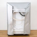Electronice si Electrocasnice - Masini si uscatoare de rufe - Accesorii masini de spalat si uscatoare - Hus impermeabila masna de salat rufe, snmosar, 60 x 85 cm, Argintiu - Infinity.ro