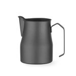 Casa si Gradina - Bucatarie si vesela - Cani si pahare - Cani si cesti - Cana pentru lapte, gura inalta in forma de V, Hendi, culoare Negru mat, ø84x(H)130 – 0.7 litri - Infinity.ro