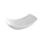 Casa si Gradina - Bucatarie si vesela - Vesela si tacamuri - Farfurii si boluri - Bol servire 290x136x(H)80 mm, portelan ultrarezistent, forma curbata, potrivit si pentru cuptor pana la 600 gr C, Hendi Vanilla - Infinity.ro