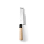 Casa si Gradina - Bucatarie si vesela - Vesela si tacamuri - Cutite si seturi de cutite - Cutit japonez "Nakiri", Hendi, serie de top, lama otel carbon, maner traditional lemn, lama 18cm / cutit 32.5 cm, grosime lama 4 mm din aliaj carbon - Infinity.ro