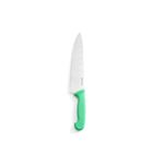 Casa si Gradina - Bucatarie si vesela - Vesela si tacamuri - Cutite si seturi de cutite - Cutitul bucatarului, certificat igiena HACCP, lama inox 24 cm, lungime totata cutit 38,5 mm, maner verde - Infinity.ro