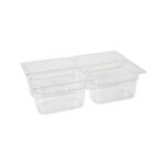 Casa si Gradina - Bucatarie si vesela - Vase pentru gatit - Tavi copt - Tava Hendi Gastronorm GN 1/4 100 mm 2.8 lt - policarbonat transparent - Infinity.ro