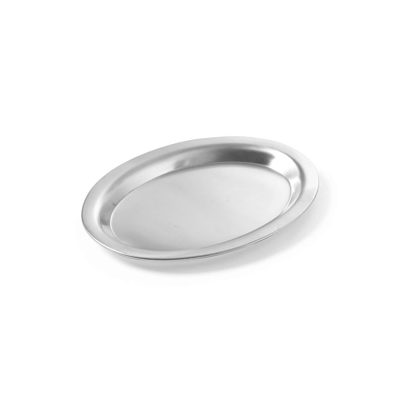 Casa si Gradina - Bucatarie si vesela - Ustensile bucatarie - Tavi servire - Tava servire ovala, Hendi, inox, ovala 265x195 mm - Infinity.ro