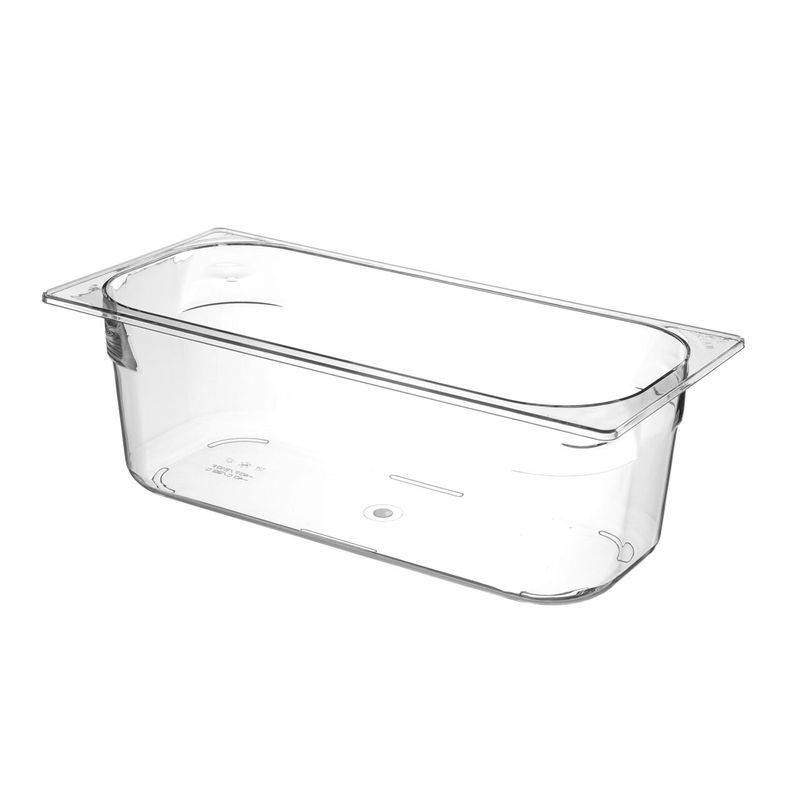 Casa si Gradina - Bucatarie si vesela - Vase pentru gatit - Tavi copt - Tava profesionala Gastronorm policarbonat pentru inghetata, 5 litri, 360x165x(h)120 mm, Transparent - Infinity.ro
