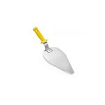 Casa si Gradina - Bucatarie si vesela - Ustensile bucatarie - Pensule, spatule si teluri bucatarie - Spatula pizza Inox maner din plastic galben, dimensiune 120x250mm - Infinity.ro