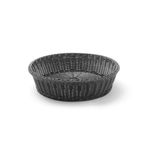 Casa si Gradina - Bucatarie si vesela - Ustensile bucatarie - Cosuri servire - Cos servire pentru paine, Hendi 400x(H)90 mm, Negru - Infinity.ro
