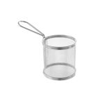 Casa si Gradina - Bucatarie si vesela - Ustensile bucatarie - Cosuri servire - Cos servire tip mini-fry, pentru servire snacks , cartofi prajiti, inox, 90x(H)90 mm, Hendi - Infinity.ro