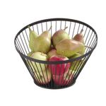 Casa si Gradina - Bucatarie si vesela - Ustensile bucatarie - Cosuri servire - Cos negru pentru fructe, Hendi, Inox, 300x(H)250 mm - Infinity.ro