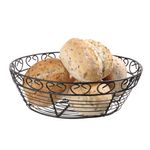 Casa si Gradina - Bucatarie si vesela - Ustensile bucatarie - Cosuri servire - Cos rotund pentru servire Hendi cu margine decorativa, metal, 250x(H)80mm - Infinity.ro