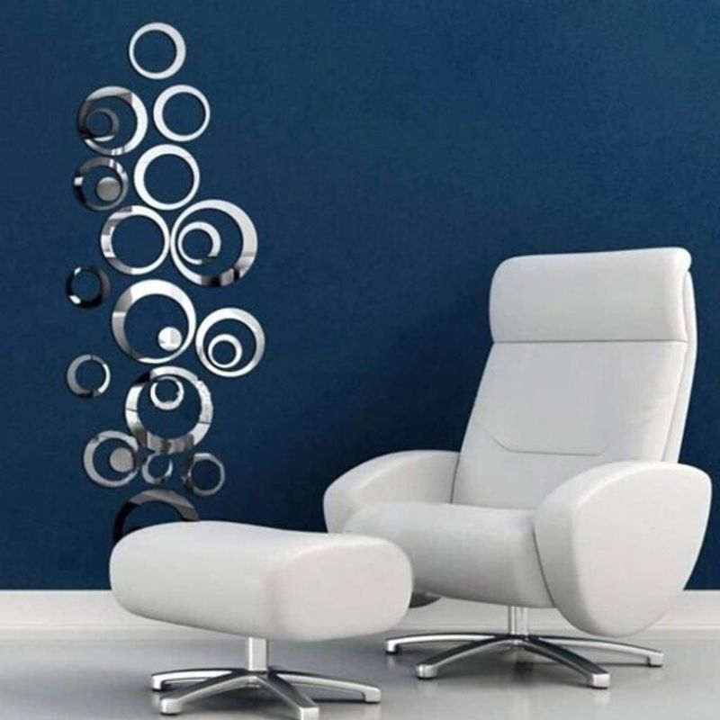 Casa si Gradina - Decoratiuni - Oglinzi - st Oglinzi Desgn Modern,Oglinzi Decorative Acrilice, 24 bucati/st - Infinity.ro