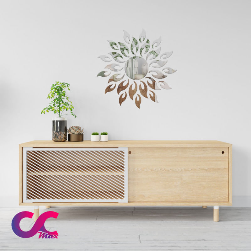 Casa si Gradina/Decoratiuni/Oglinzi - Oglinzi, Model sare, Argintiu, Acrilice, Autoadezive pentru Decor s Desgn Interior, 27 pies - Infinity.ro