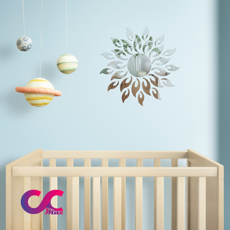 Casa si Gradina/Decoratiuni/Oglinzi - Oglinzi, Model sare, Argintiu, Acrilice, Autoadezive pentru Decor s Desgn Interior, 27 pies - Infinity.ro