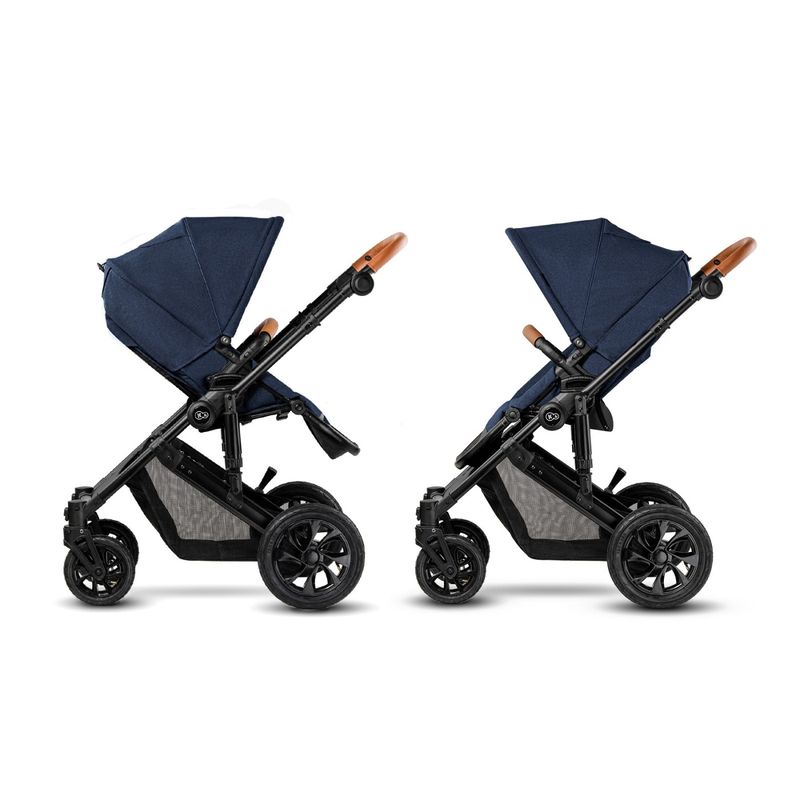 Jucarii, Copii si Bebe - Carucioare si articole de transport - Carucioare - Carucioare 3 in 1 - Carucior 3 in 1 Kinderkraft Prime 2 3 in 1 MINK PRO albastru navy - Infinity.ro