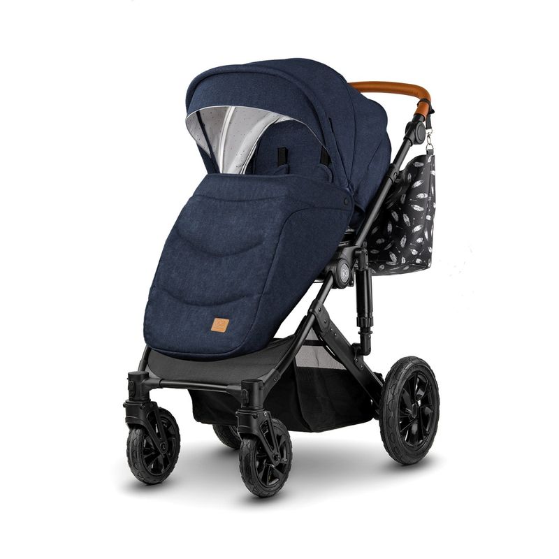 Jucarii, Copii si Bebe - Carucioare si articole de transport - Carucioare - Carucioare 3 in 1 - Carucior 3 in 1 Kinderkraft Prime 2 3 in 1 MINK PRO albastru navy - Infinity.ro