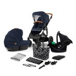 Jucarii, Copii si Bebe - Carucioare si articole de transport - Carucioare - Carucioare 3 in 1 - Carucior 3 in 1 Kinderkraft Prime 2 3 in 1 MINK PRO albastru navy - Infinity.ro