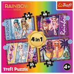 Jucarii, Copii si Bebe - Jucarii si jocuri - Jocuri si puzzle - Puzzle - Puzzle Trefl rainbow high 4in1 papusile fashion - Infinity.ro