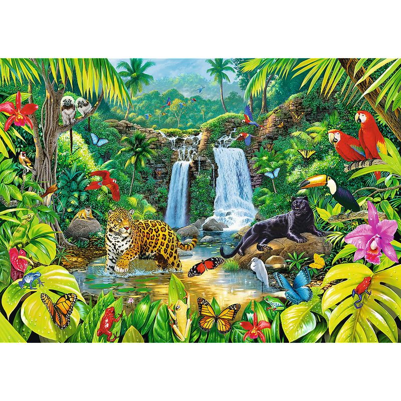 Jucarii, Copii si Bebe - Jucarii si jocuri - Jocuri si puzzle - Puzzle - Puzzle Trefl 2000 padurea tropicala - Infinity.ro