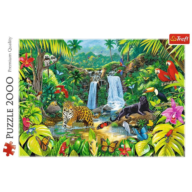 Jucarii, Copii si Bebe - Jucarii si jocuri - Jocuri si puzzle - Puzzle - Puzzle Trefl 2000 padurea tropicala - Infinity.ro