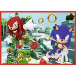 Jucarii, Copii si Bebe - Jucarii si jocuri - Jocuri si puzzle - Puzzle - Puzzle Trefl 4in1 sonic aventurile lui sonic - Infinity.ro