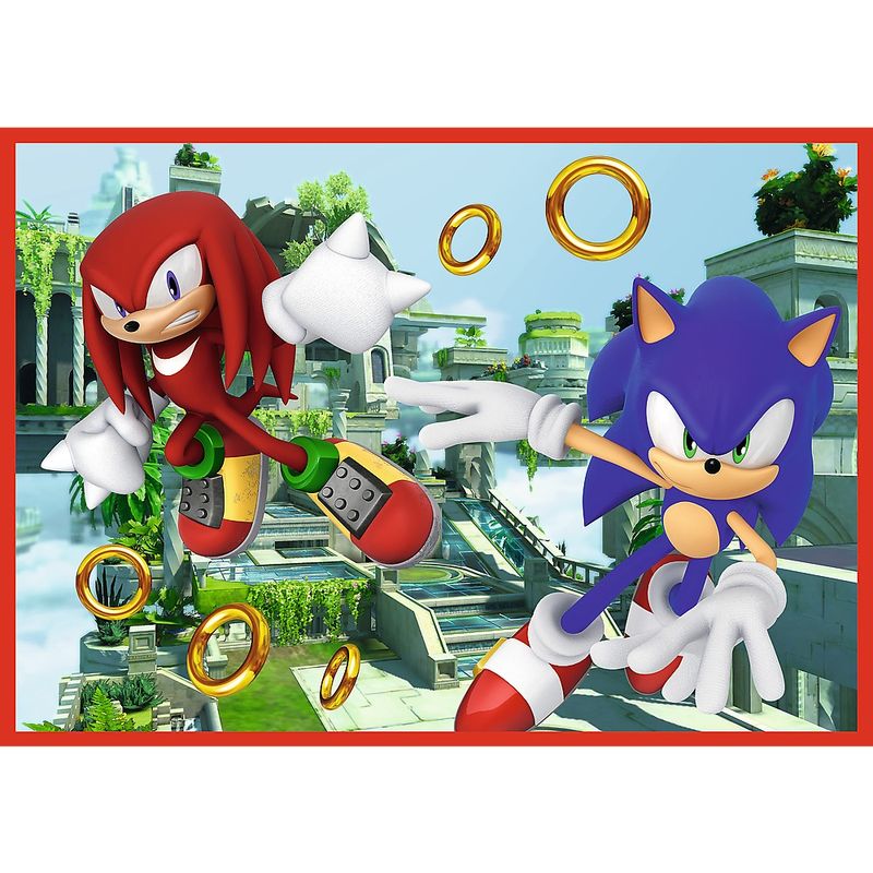 Jucarii, Copii si Bebe - Jucarii si jocuri - Jocuri si puzzle - Puzzle - Puzzle Trefl 4in1 sonic aventurile lui sonic - Infinity.ro