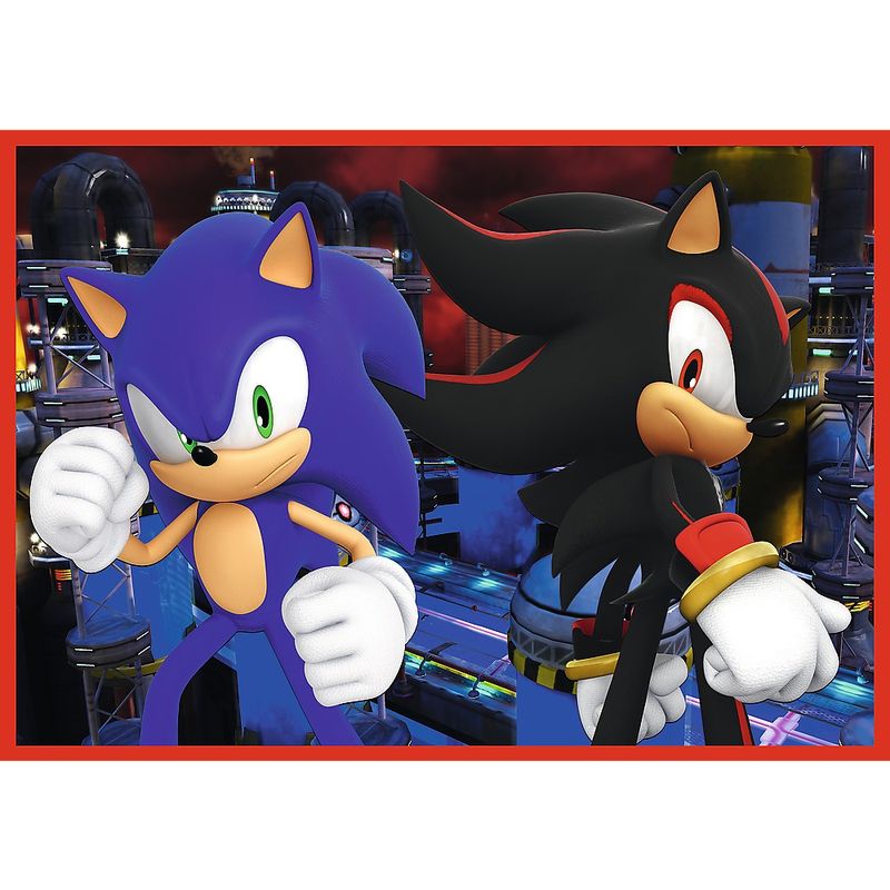 Jucarii, Copii si Bebe - Jucarii si jocuri - Jocuri si puzzle - Puzzle - Puzzle Trefl 4in1 sonic aventurile lui sonic - Infinity.ro