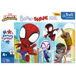 Jucarii, Copii si Bebe - Jucarii si jocuri - Jocuri si puzzle - Puzzle - Puzzle Trefl primo super shape xxl 60 spidey - Infinity.ro