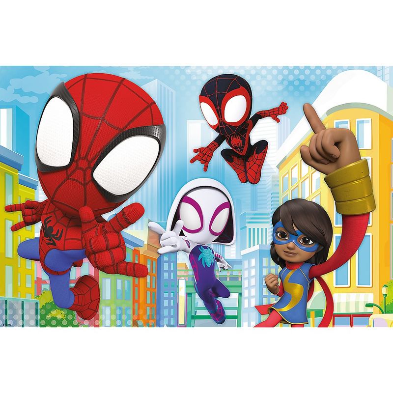 Jucarii, Copii si Bebe - Jucarii si jocuri - Jocuri si puzzle - Puzzle - Puzzle Trefl primo super shape xxl 60 spidey - Infinity.ro