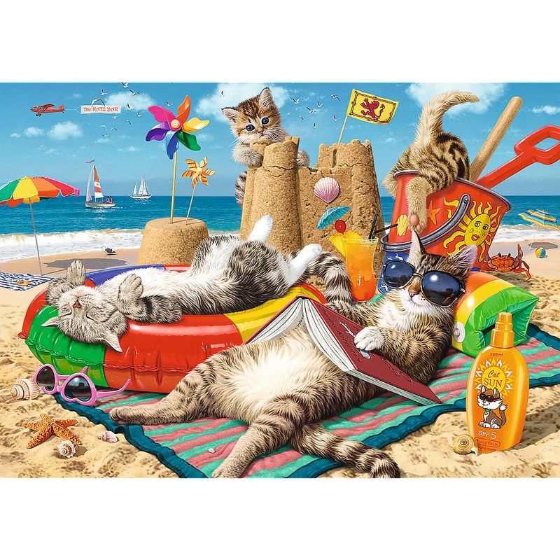 Jucarii, Copii si Bebe - Jucarii si jocuri - Jocuri si puzzle - Puzzle - Puzzle Trefl 1000 forme ascunse felinele dragute - Infinity.ro